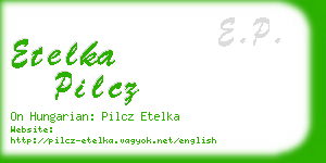 etelka pilcz business card
